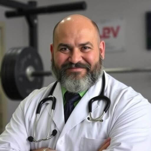 Доктор Фарзама: Медицинская карьера и рекорды пауэрлифтинга