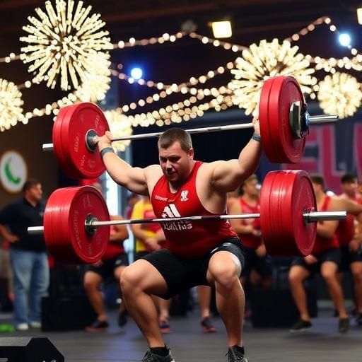 Пауэрлифтинг под новогодним светом: YMCA и восточный турнир объединяют спорт и благотворительность