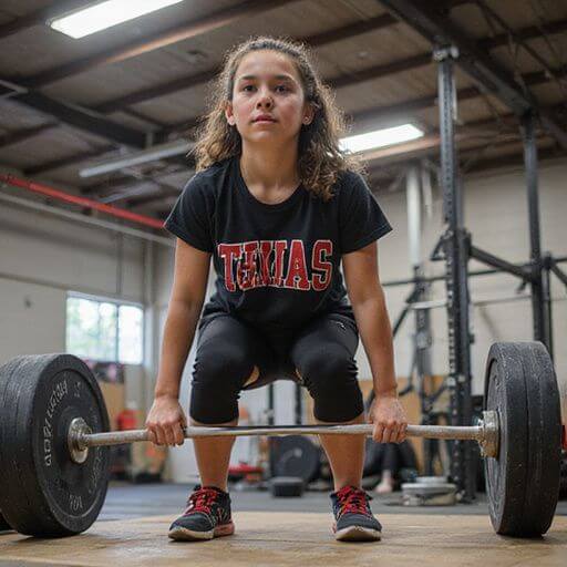 Пауэрлифтинг в Техасе: рост среди школьниц, команда и конкуренция